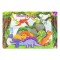 Puzzle copii Dinozauri din Carton, 24 de piese, Trefl, 42x28cm, 3 Ani +