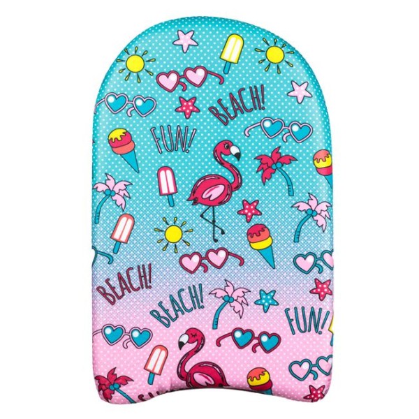 Pluta Placa de inot pentru fetite, Flamingo Multicolor, dimensiune 45x26 cm