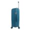 Troler de cabina Travel Albastru Petrol, 4 roti duble rotative 360 grade si cifru de siguranta, capacitate 33 litrii