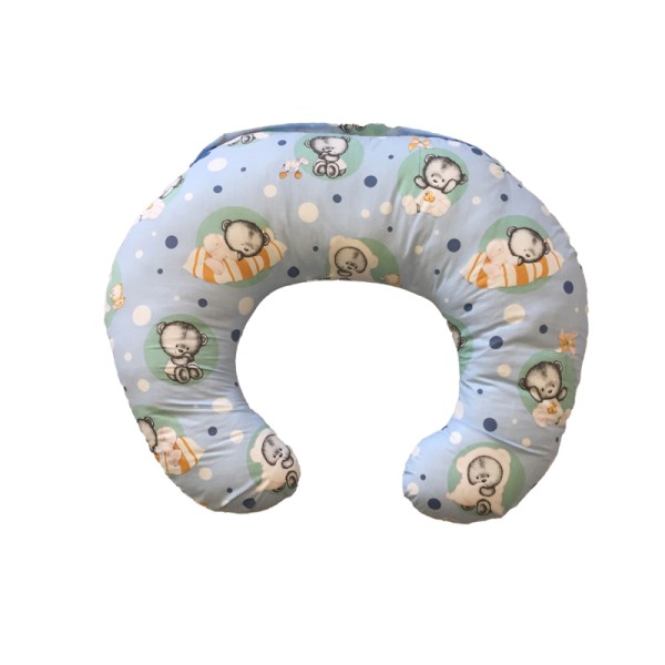 Perna De Alaptare Mica MyKids Baby Teddy Blue