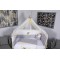 Lenjerie MyKids 9 piese Elephant gri-galben fara baldachin 120x60 cm