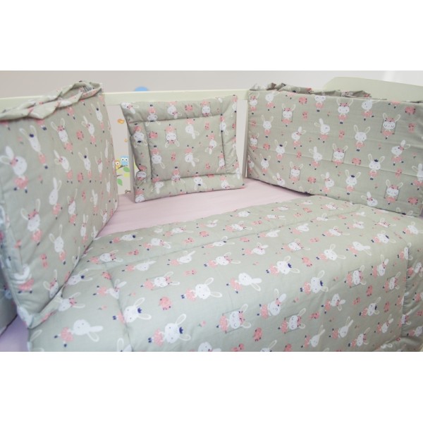 Lenjerie MyKids Dancing Bunny 4+1 Piese 120x60