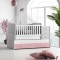 Patut transformabil MyKids Sofia Alb Roz 180x80