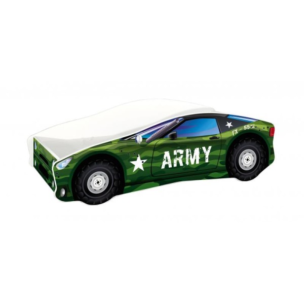 Pat Tineret MyKids Race Car 07 Army-160x80