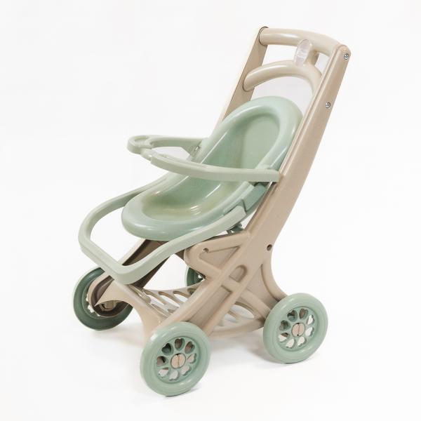 Carucior pentru papusa MyKids 0122/01eco Beige-Turquoise