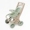 Carucior pentru papusa MyKids 0122/01eco Beige-Turquoise