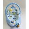 Babynest Plush MyKids 0115 Owls Blue