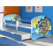 Patut Tineret MyKids Pirates cu Sertar si Saltea 160x80