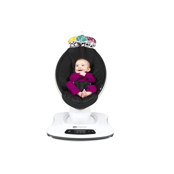 Fotoliu Balansoar Bebelusi 4MOMS MamaRoo 4.0 Classic Negru