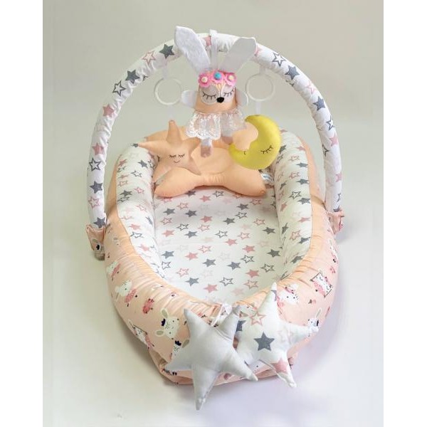 Babynest Standard MyKids 0133 Dancing Bunny Peach