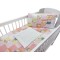 Lenjerie MyKids Mini Patratel Multicolor Girl 4 Piese 120x60