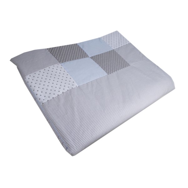 Lenjerie MyKids Dots Blue-Grey 11 Piese 120x60 cm