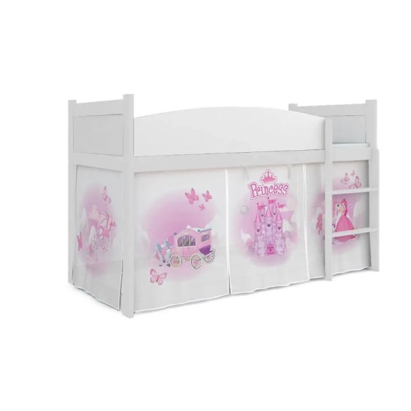 Patut Tineret MyKids Twist Antresola 06 Princess Castle-184x80