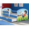 Patut Tineret MyKids Football cu Sertar si Saltea 160x80