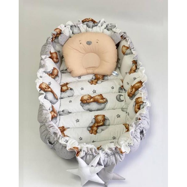 Babynest Plush MyKids 2IN1 0712 Teddy On Cloud