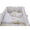 Lenjerie MyKids Teddy Play Bej 4+1 Piese M1 120x60