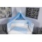 Lenjerie MyKids 9 piese White-Blue fara baldachin 120x60 cm