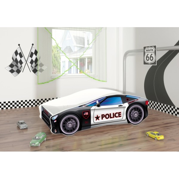 Pat Tineret MyKids Race Car 03 Police-140x70