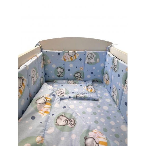 Lenjerie Micul Ursulet 4+1 piese 120x60cm