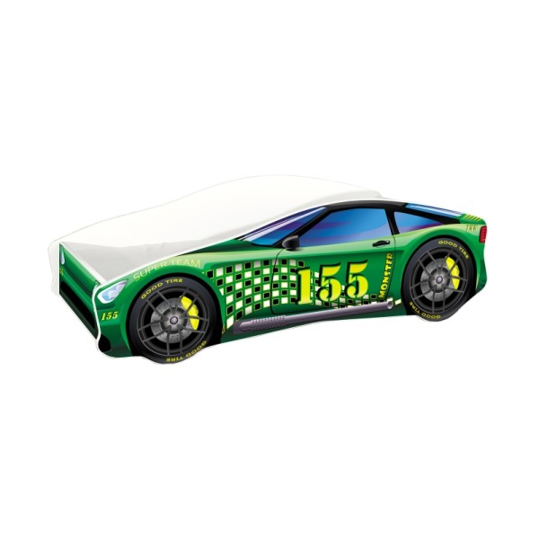 Pat Tineret MyKids Race Car 04 Green-160x80