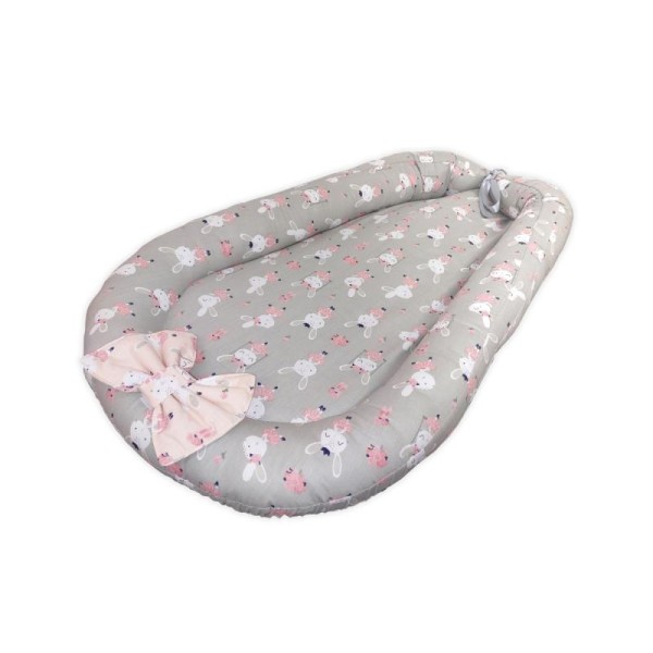 Baby Nest din Cocos MyKids Dancing Bunny Grey