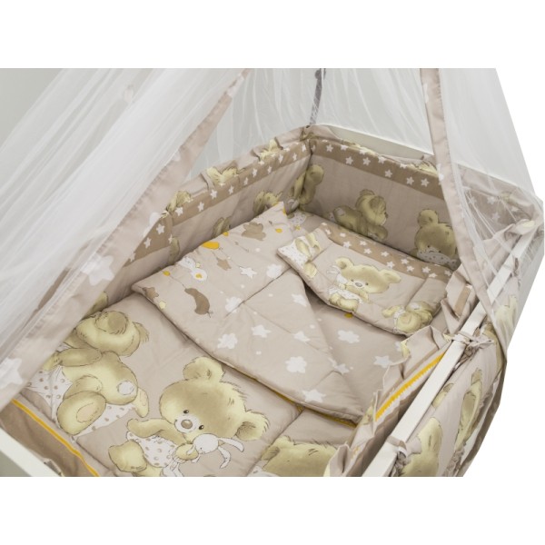 Lenjerie MyKids Teddy Hug Maro M2 4+1 Piese 120x60