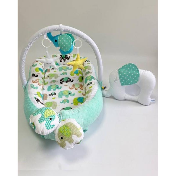 Babynest Plush MyKids 0154 Elephant Blue