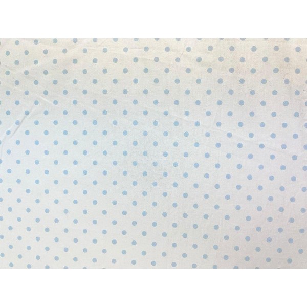 Saltea Pliabila Spuma Poliuretanica 120x60x5 cm - Light Blue Dots