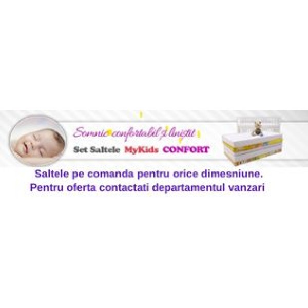 Saltea copii MyKids Cocos Confort II 95x65x12 (cm)