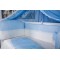 Lenjerie MyKids 9 piese White-Blue fara baldachin 120x60 cm