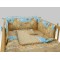 Lenjerie MyKids Happy Giraffe Maro 4 Piese 140x70