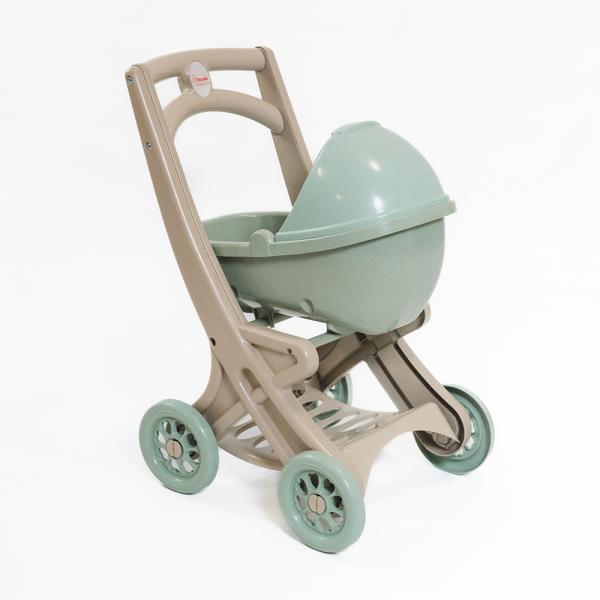 Carucior pentru papusa MyKids 0121/01eco Beige-Turquoise