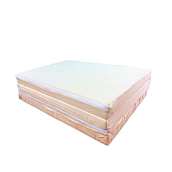 Saltea Pliabila Spuma Poliuretanica 120x60x5 cm - Galbena