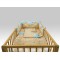 Lenjerie MyKids Happy Giraffe Maro 4 Piese 140x70