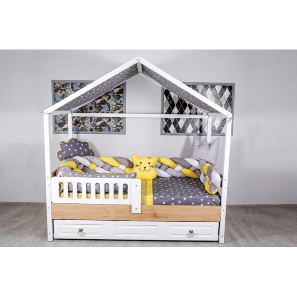 Lenjerie MyKids Montessori 7 Piese PS108 95x195 cm