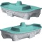 Cutie pentru nisip MyKids Grey-Turquoise 03355/4