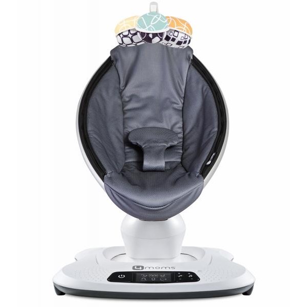 Fotoliu Balansoar Bebelusi 4MOMS MamaRoo 4.0 COOL MESH DARK-GREY