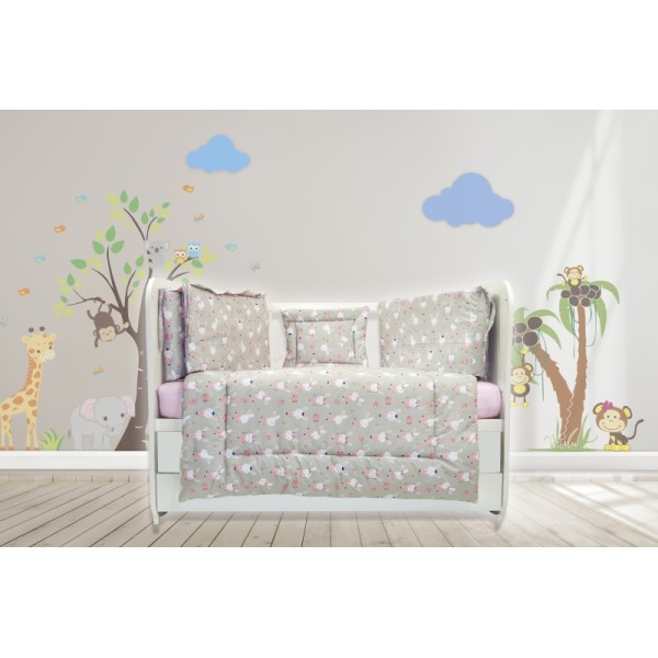 Lenjerie MyKids Dancing Bunny 4+1 Piese 120x60