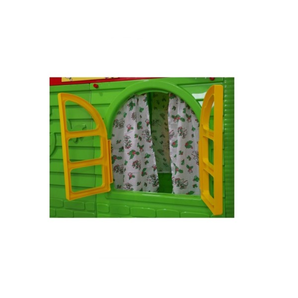 Casuta de joaca MyKids 02550/3 Green/Red - Mid