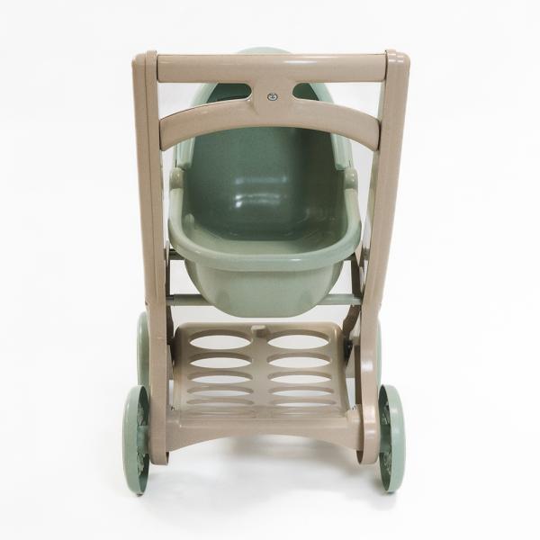 Carucior pentru papusa MyKids 0121/01eco Beige-Turquoise