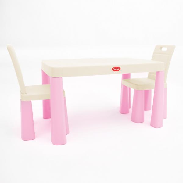 Set masa copii si scaune MyKids 04680/12 Light Pink