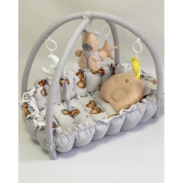 Babynest Plush MyKids 2IN1 0712 Teddy On Cloud