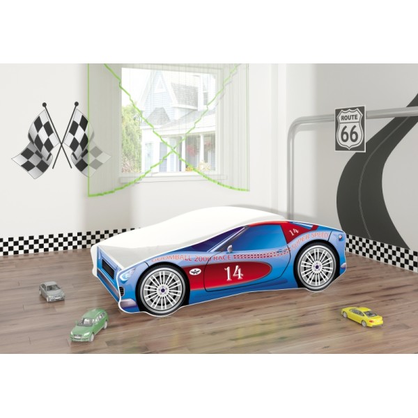 Pat Tineret MyKids Race Car 02 Blue-160x80