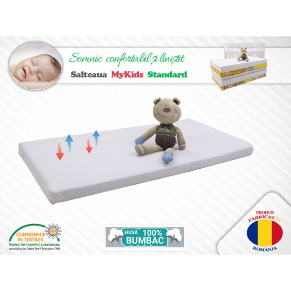 Saltea Fibra Cocos MyKids Standard I 120x60x11 (cm)