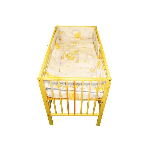 Lenjerie MyKids Teddy Scarita Albastru 5 Piese 120x60