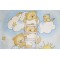 Lenjerie MyKids Teddy Scarita Albastru 5 Piese 120x60