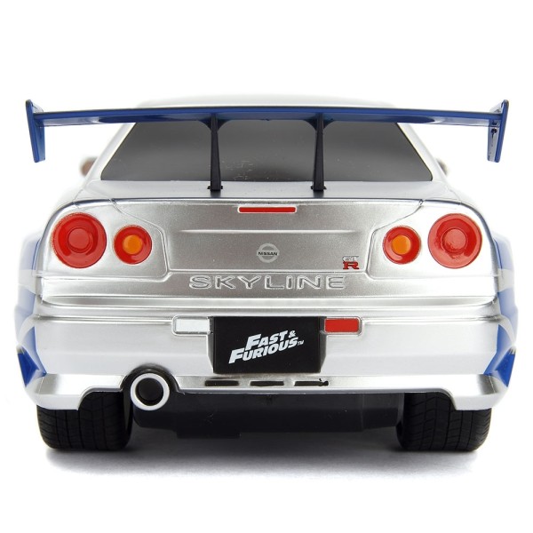 Masina Jada Toys Fast and Furious Nissan Skyline GTR 1:24 cu telecomanda