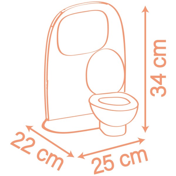 Jucarie Smoby Baby Nurse Toilets cu 2 accesorii