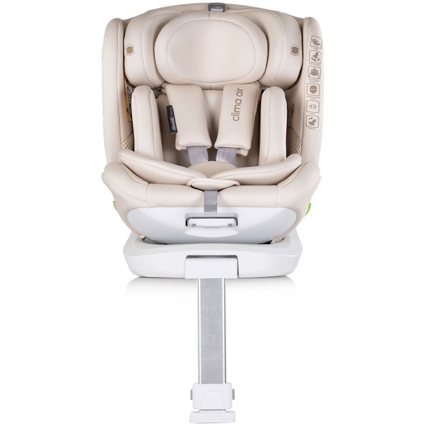 Scaun auto Chipolino Clima Air I-Size 40-150 cm cu sistem Isofix si sezut rotativ biscotta