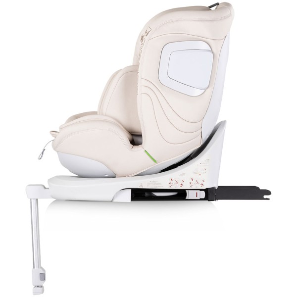 Scaun auto Chipolino Clima Air I-Size 40-150 cm cu sistem Isofix si sezut rotativ biscotta